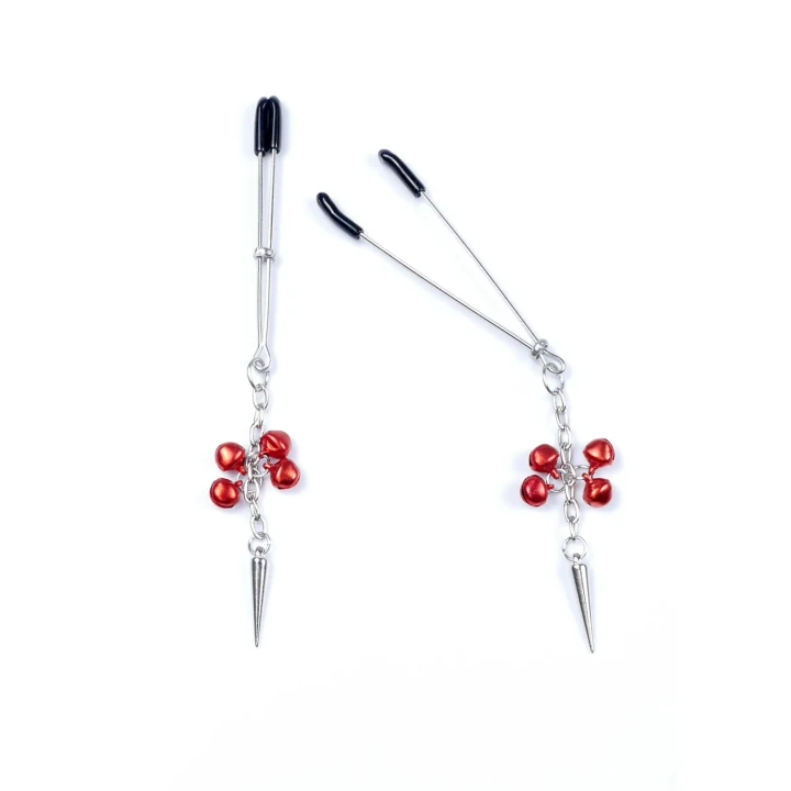 Zaciski na sutki Stymulator No.4 - wyjątkowe akcesorium fetish B z regulacją nacisku