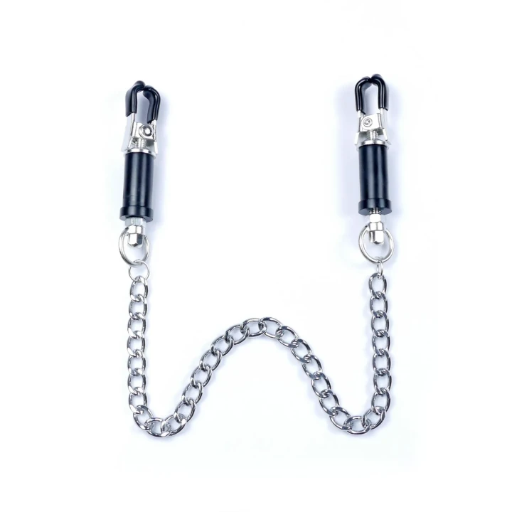 Zaciski na sutki - Exclusive Nipple Clamps No.12 - Seria Fetish B - z regulacją siły