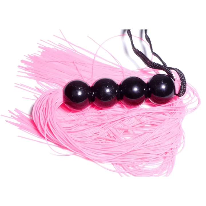 Pejcz silikonowy różowy 14