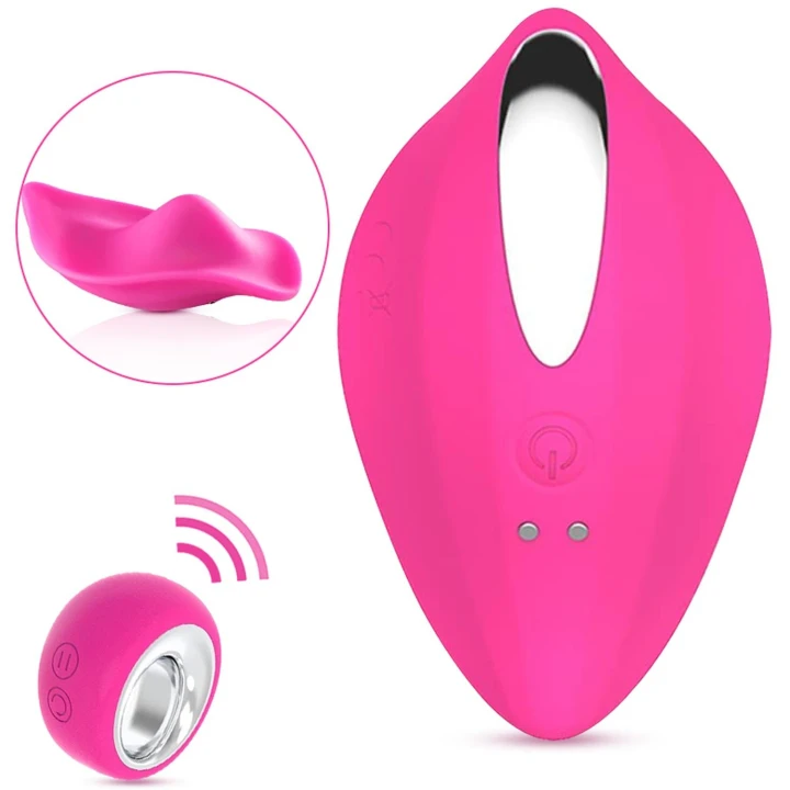 Zdalnie sterowany stymulator z 12 funkcjami wibracyjnymi, wodoodporny, silikonowy