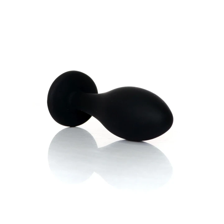 Korek analny silikonowy przezroczysty - rozmiar L, 10.5 cm, 3.2 cm średnicy