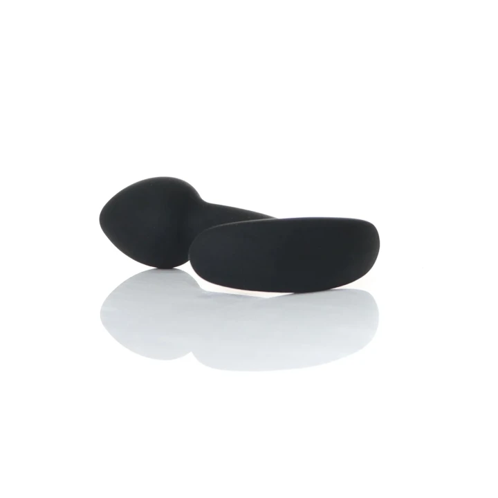 Korek analny silikonowy Curved PLUG - S, 7.5 cm długości, anatomiczny kształt
