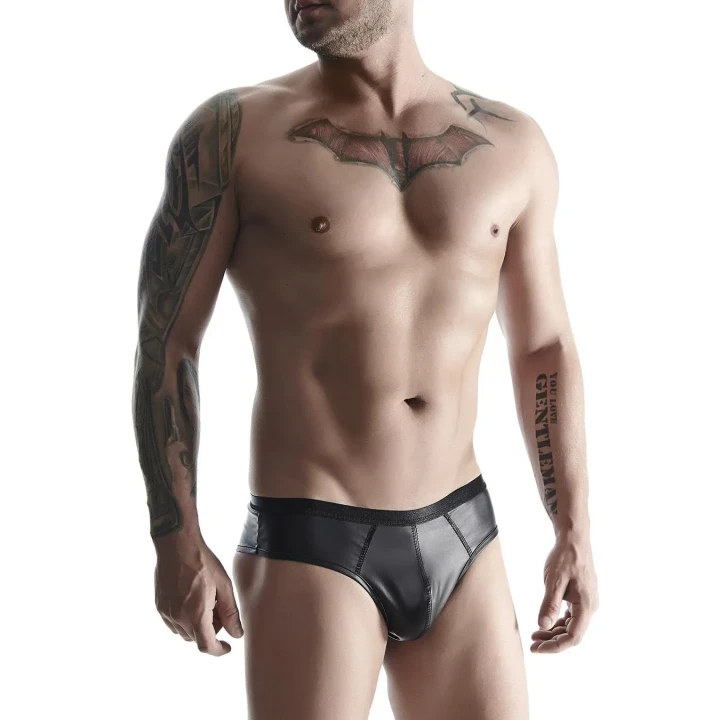 Brazylijskie figi męskie XXL z wetlooka – stylowy design i komfort noszenia