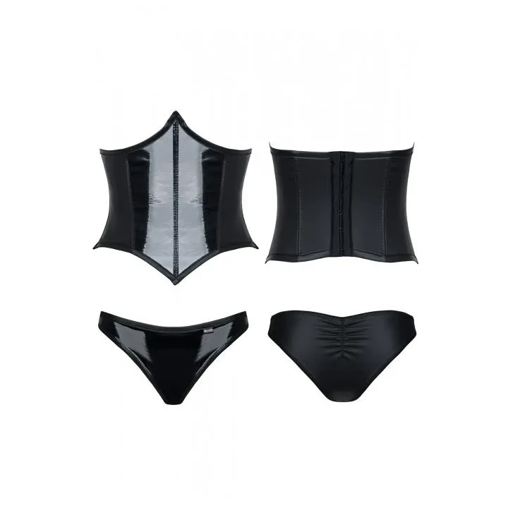 Bielizna damska Cindy czarna XXL - elegancka i wygodna bielizna na każdą okazję