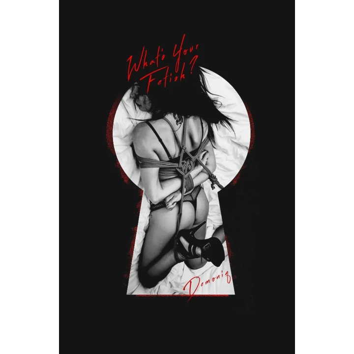 Czarna koszulka męska S z ekskluzywnej kolekcji Adults Only, 100% bawełna