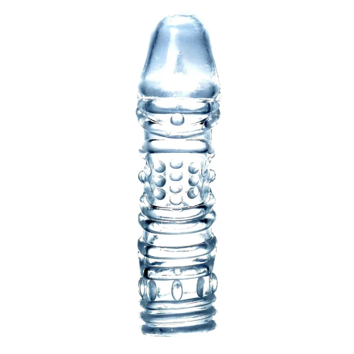 Innowacyjna nakładka stymulująca na penisa, wodoodporna, długość 14,5 cm, TPR