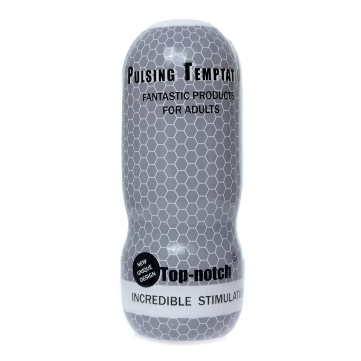 Interaktywny masturbator z wypustkami, wodoodporny, 6,5 cm, 17 cm długości
