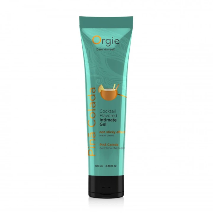 Intymny żel na bazie wody o smaku Pina Colada - Lube Tube, 100ml