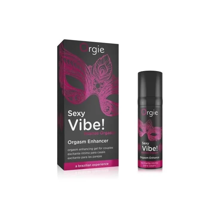 Żel wibracyjny - Żel-SEXY VIBE! INTENSE ORGASM, 15 ml, stymulujący doznania intymne