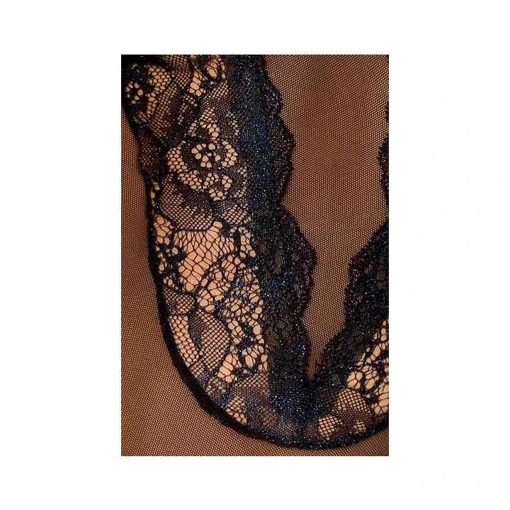 Body koronkowe czarne S/M - Bielizna KEITH od Casmir, regulowane ramiączka, hipoalergiczne