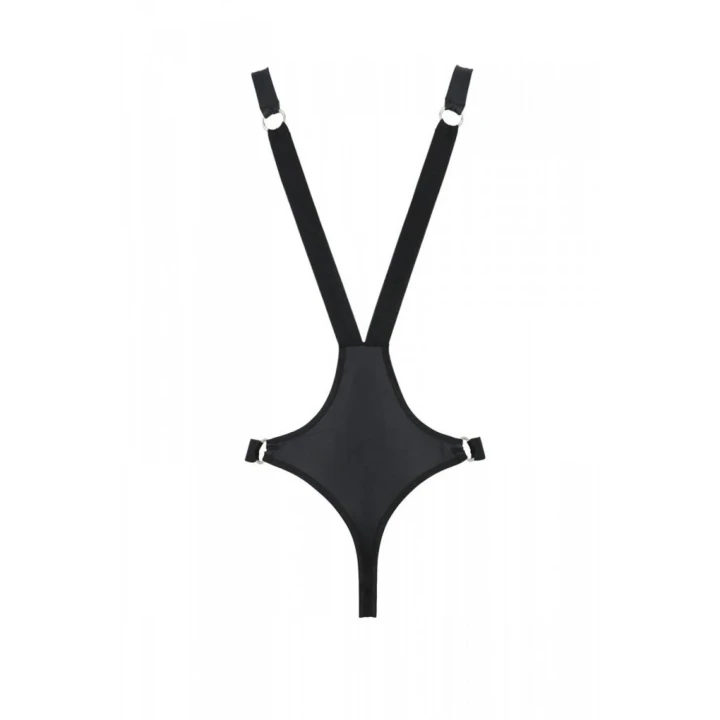 Body damskie 028 HARRY czarne S/M - Passion, eleganckie i komfortowe, 100% UE