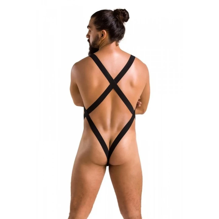 Body koronkowe Leon czarne XXL/XXXL - Elegancka bielizna od Passion