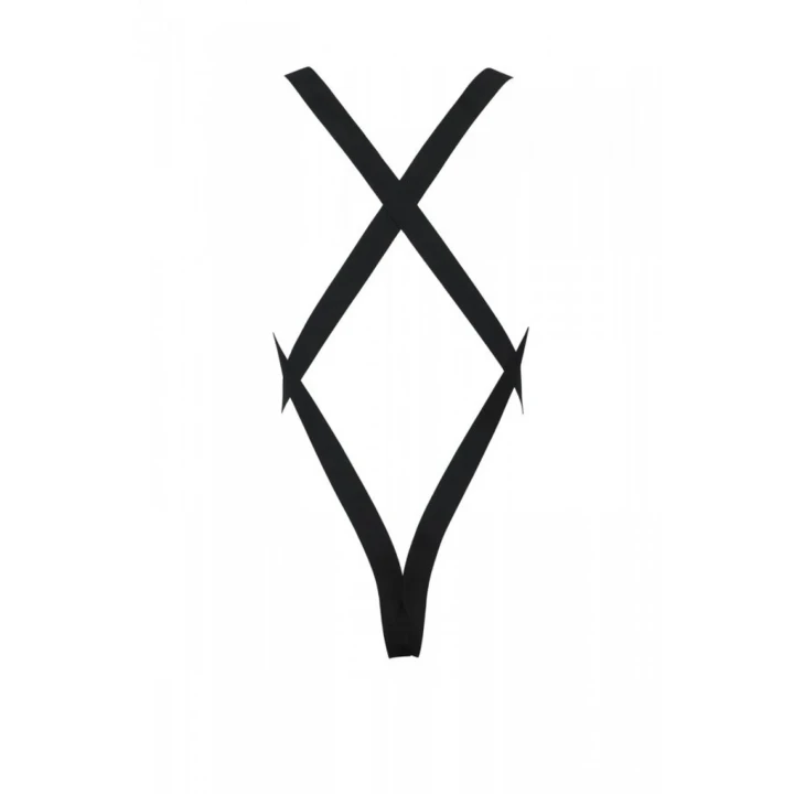 Body koronkowe Leon czarne XXL/XXXL - Elegancka bielizna od Passion