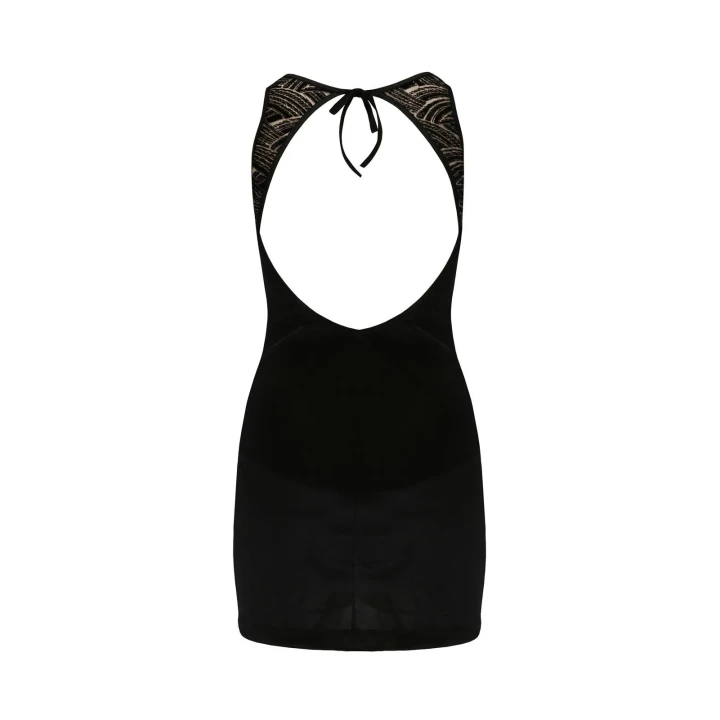 Chemiza nocna LARA w kolorze czarnym, rozmiar XXL/XXXL - Casmir