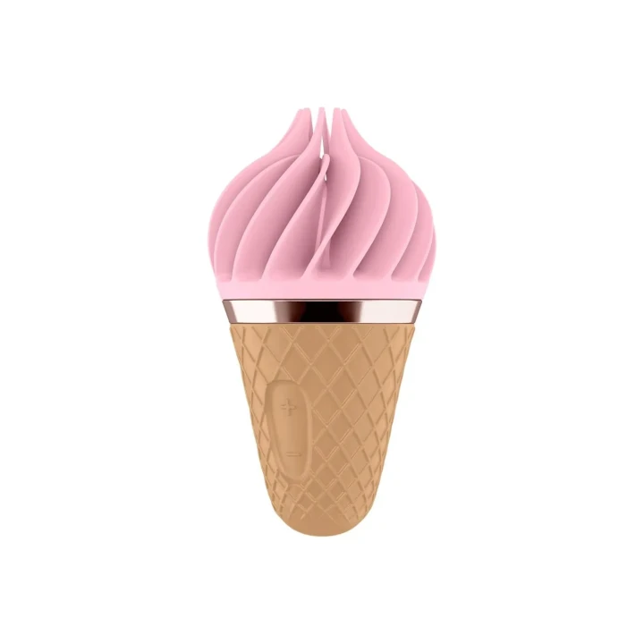 Stymulator łechtaczkowy Sweet Temptation różowo-brązowy z 10 trybami wibracji