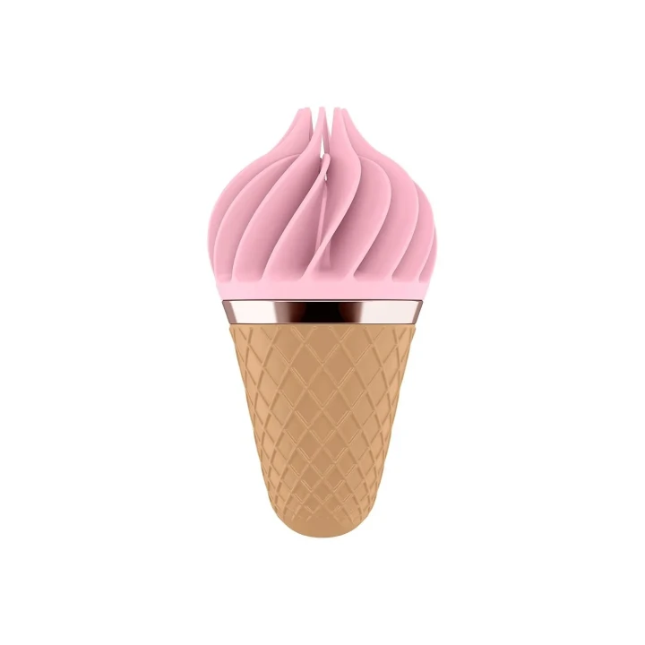 Stymulator łechtaczkowy Sweet Temptation różowo-brązowy z 10 trybami wibracji