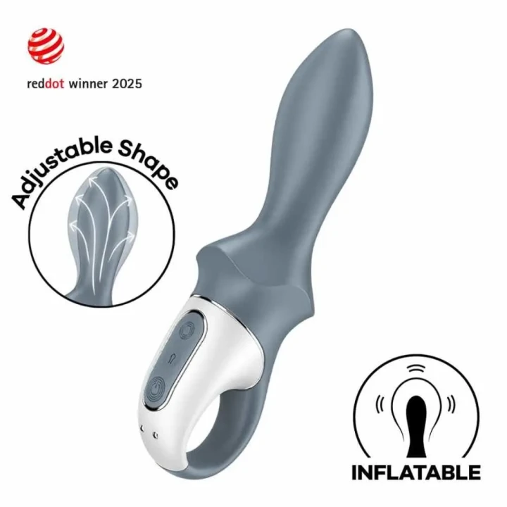 Wibrator analny z funkcją pompowania i intensywnymi wibracjami Satisfyer Air Pump Booty 1