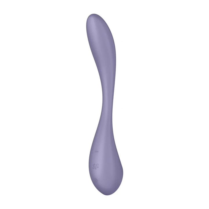 Wibrator do punktu G z elastycznym kształtem i aplikacją, Satisfyer G-Spot Flex 5, lilak