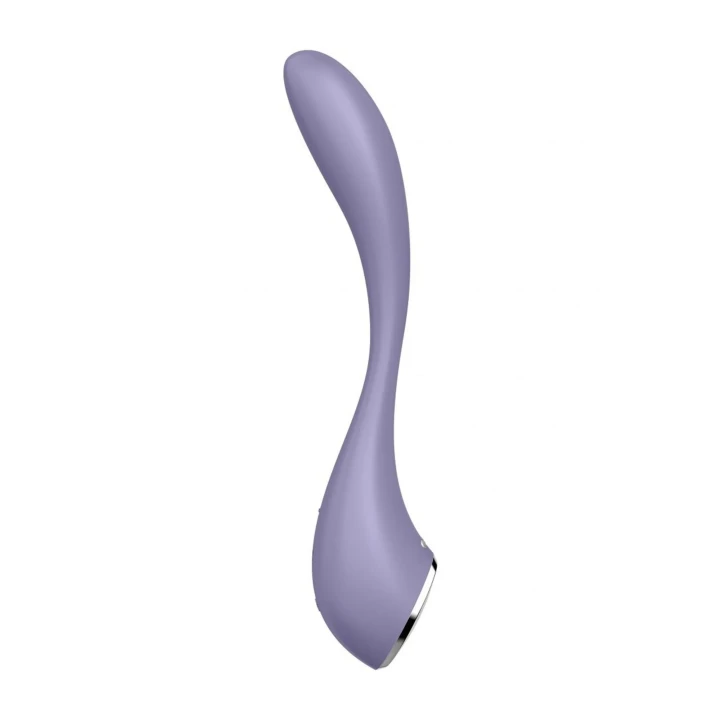 Wibrator do punktu G z elastycznym kształtem i aplikacją, Satisfyer G-Spot Flex 5, lilak