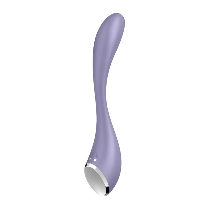 Wibrator do punktu G z elastycznym kształtem i aplikacją, Satisfyer G-Spot Flex 5, lilak