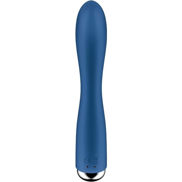 Wibrator Królik Satisfyer Spinning Rabbit 1 - Niebieski, Wodoodporny, Silikonowy
