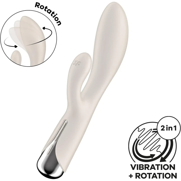 Satisfyer Spinning Rabbit 1 Beige