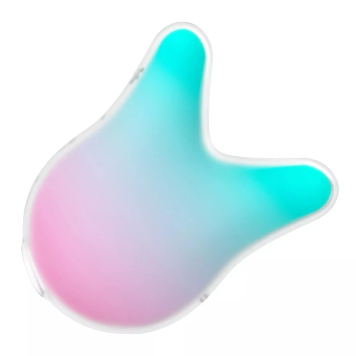 Wibrator bezkontaktowy Satisfyer Mermaid Vibes - wodoszczelny, silikonowy, mint/pink