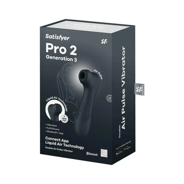Pro 2 Generation 3with Liquid Air Technology, Vibration and Bluetooth/App black