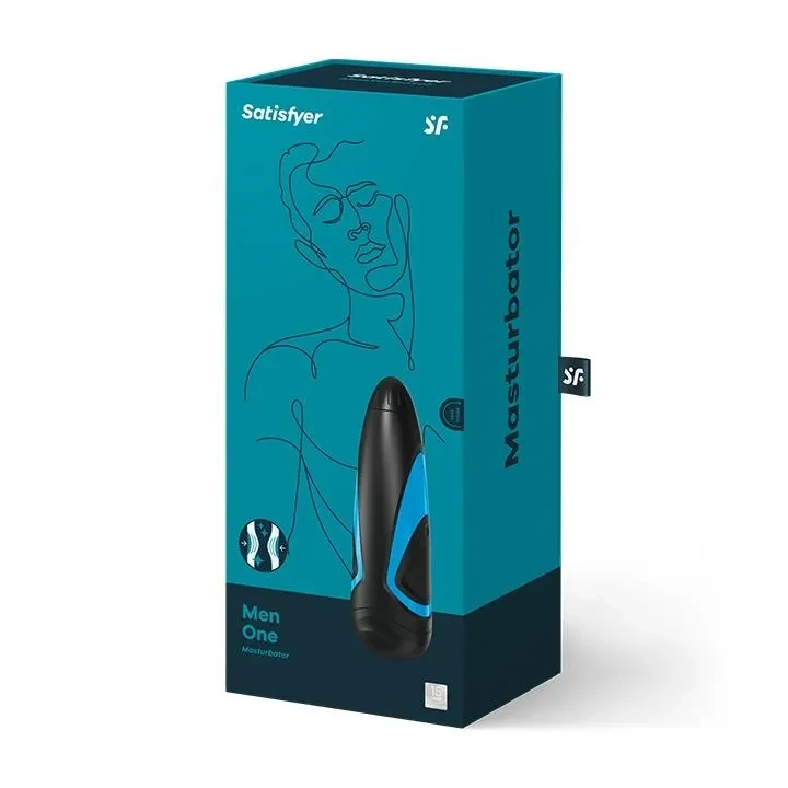 Masturbator męski Satisfyer Men One z regulacją ciśnienia i funkcją pompy
