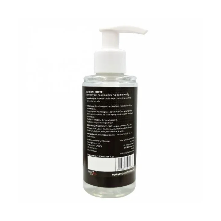 Wodny żel nawilżający LoveStim Żel-H2O forte 150 ml do intymnych chwil