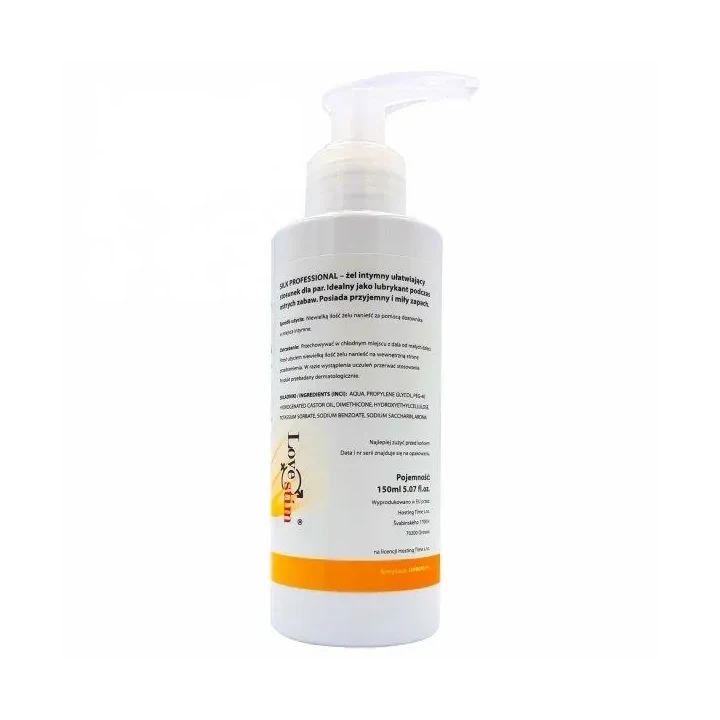 Żel intymny Lovestim SILK GEL 150 ml - jedwabista formuła do komfortu i przyjemności