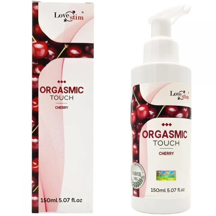 Żel do masażu intymnego Orgasmic Touch Wiśnia 150 ml - lubrykant i stymulator przyjemności