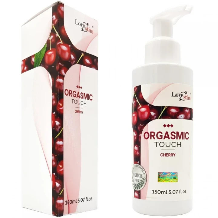 Żel do masażu intymnego Orgasmic Touch Wiśnia 150 ml - lubrykant i stymulator przyjemności