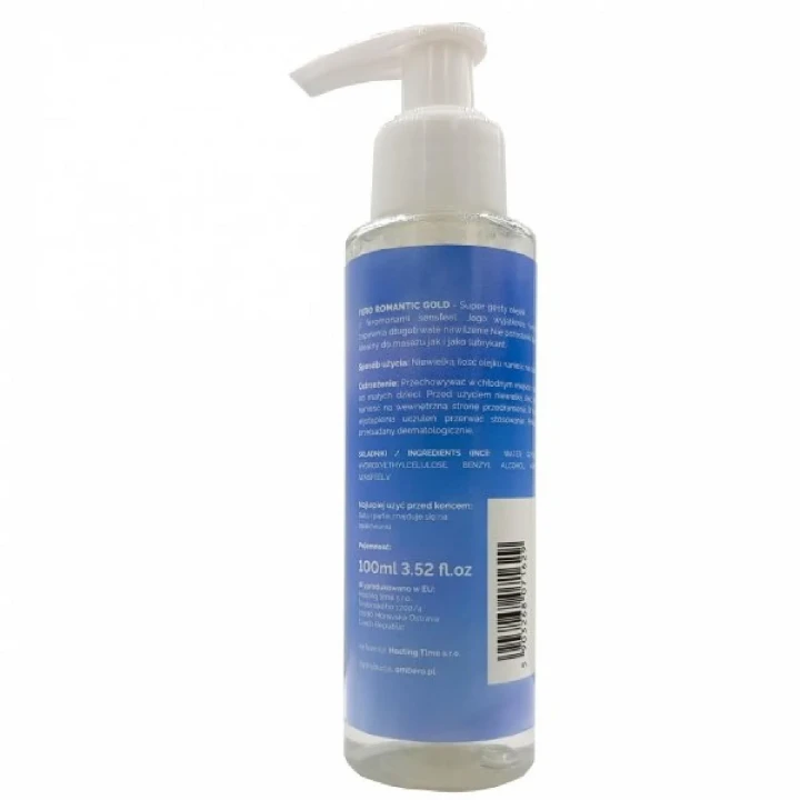 Olejek do masażu erotycznego FERO ROMANTIC GOLD z feromonami, 100ml