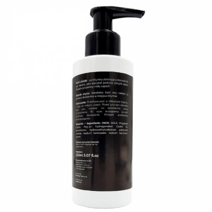 Lubrykant intymny dla mężczyzn, żel nawilżający 150ml do zastosowań analnych i stymulacji