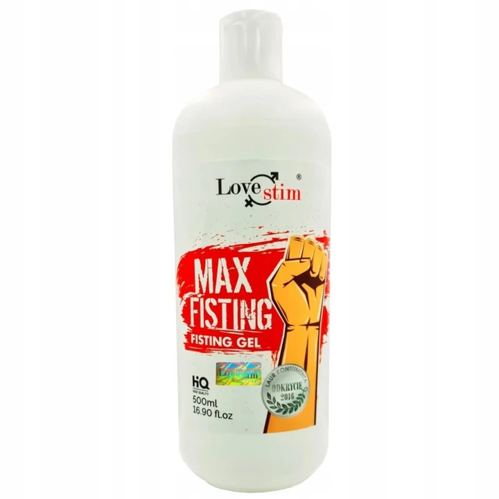 Żel nawilżający do fingu analnego MAX FISTING 500ml - komfort i bezpieczeństwo