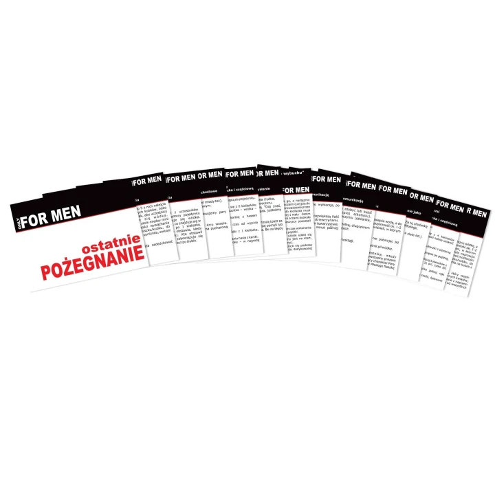 Gra planszowa na wieczór kawalerski - Ostatnie Pożegnanie z 12 wyzwaniami