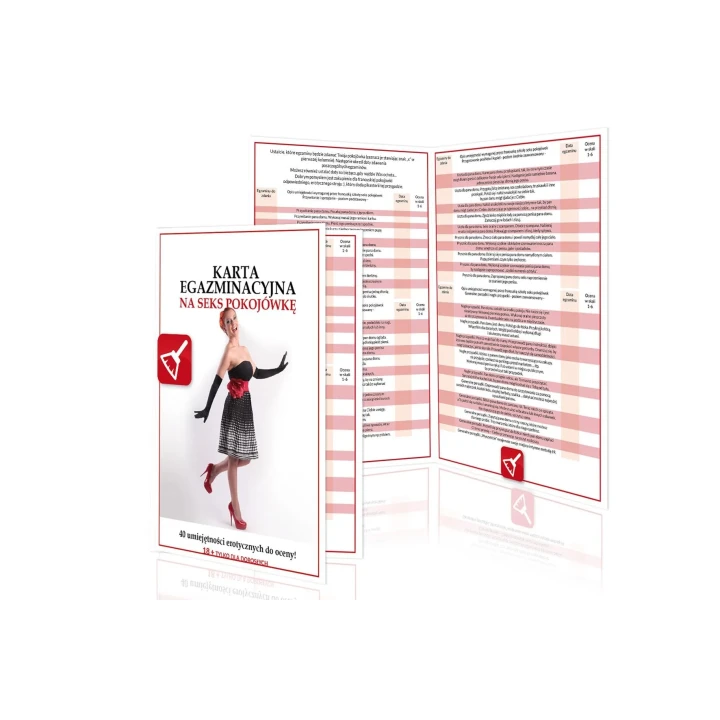 Gra intymna "Egzamin z Umiejętności Pokojówki" - intrygująca zabawa dla dorosłych