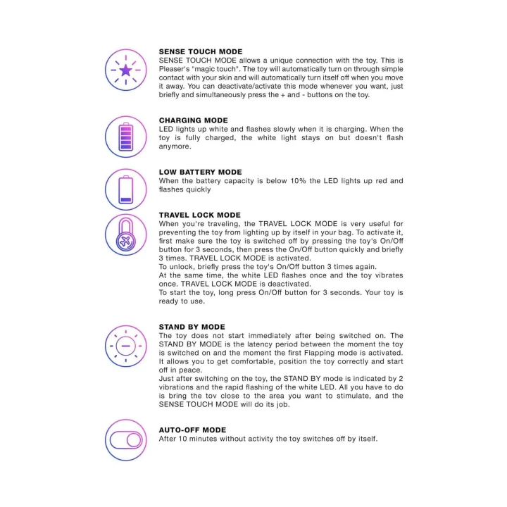 Masażer łechtaczki PLEASER z iryzującym wykończeniem, 5 trybów stymulacji, ergonomiczny kształt