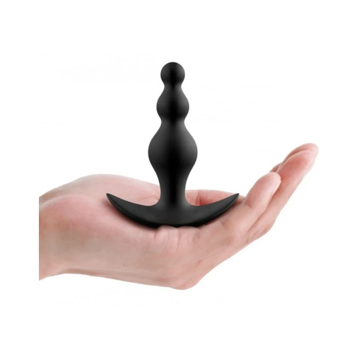 Korek treningowy do analnego eksplorowania, silikonowy, średnica 1,5-3 cm, długość 10 cm