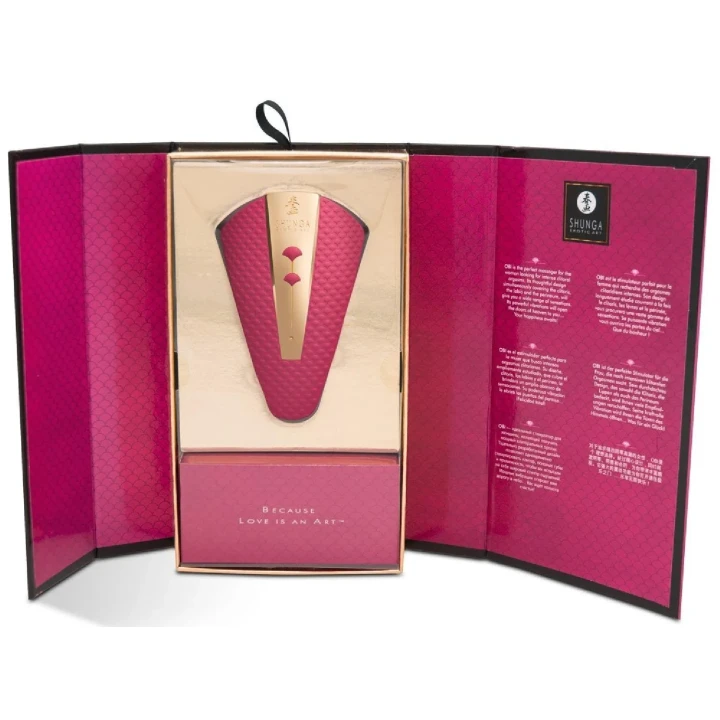 Wibrator intymny OBI z medycznego silikonu, 10 trybów wibracji, różowy