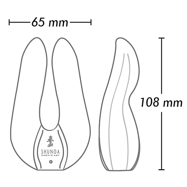 Wibrator podwójny AIKO, silikonowy, wodoodporny, różowy, 10 trybów wibracji