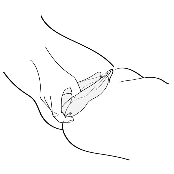 Wibrator podwójny AIKO Black z 10 trybami wibracji, silikon medyczny, wodoodporny