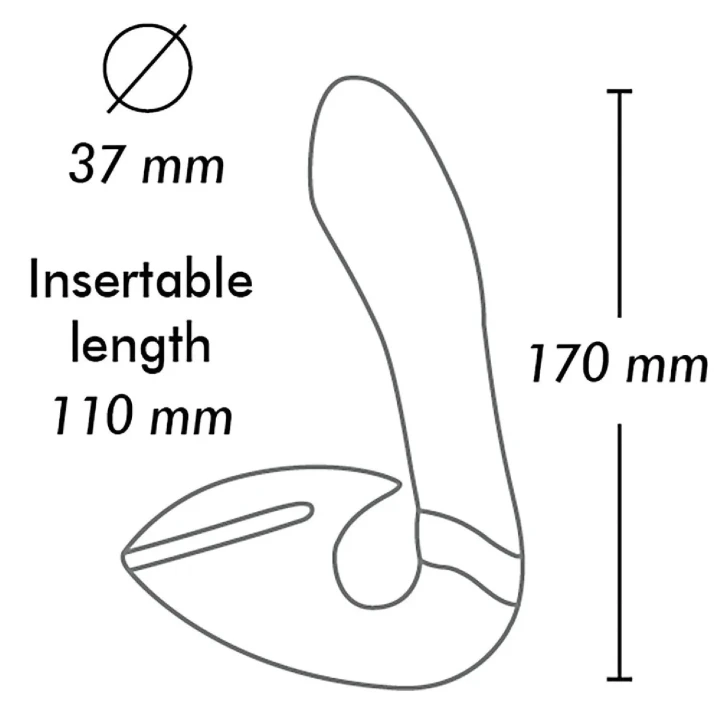 Intymny masażer do ciała SOYO Raspberry z ergonomicznym kształtem i 10 trybami wibracji