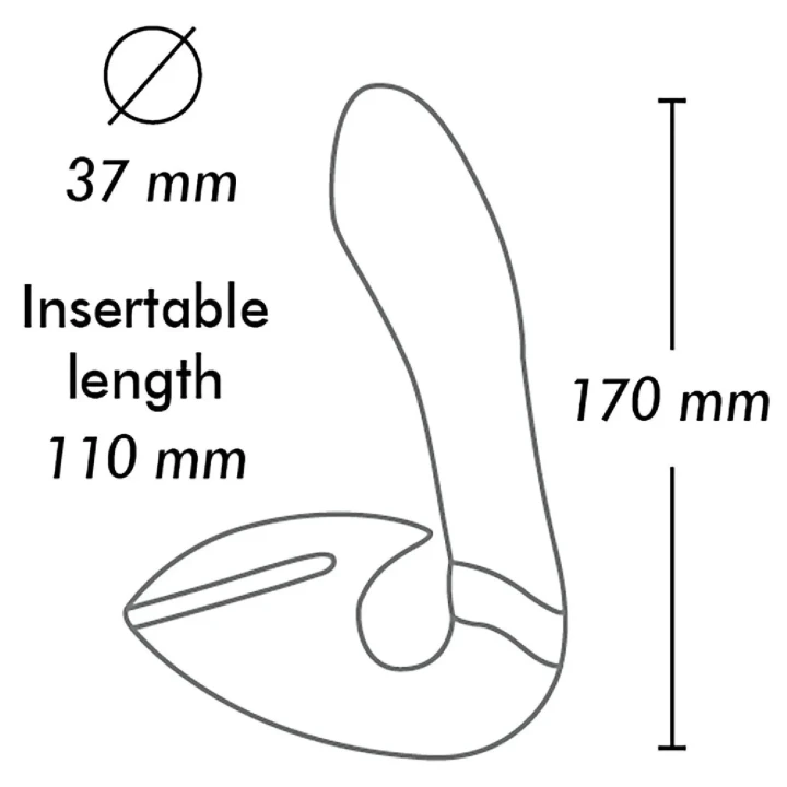 Wibrator intymny SOYO czarny z 10 trybami wibracji, wodoodporny i ergonomicznym kształtem