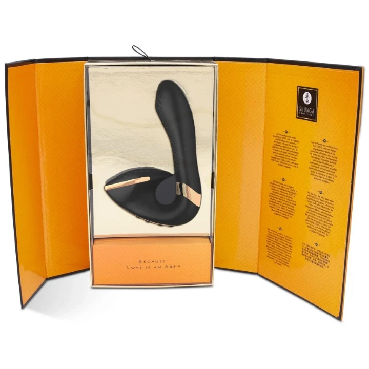 Wibrator intymny SOYO czarny z 10 trybami wibracji, wodoodporny i ergonomicznym kształtem