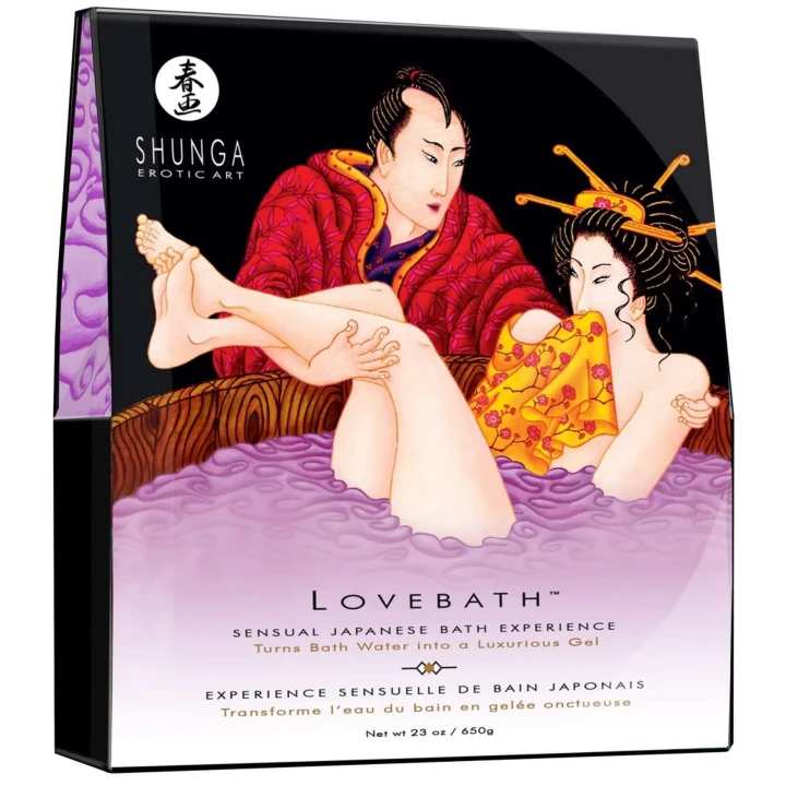 Żel do kąpieli relaksacyjnej Lotus Sensuel z afrodyzjakalną formułą Shunga, 650 g