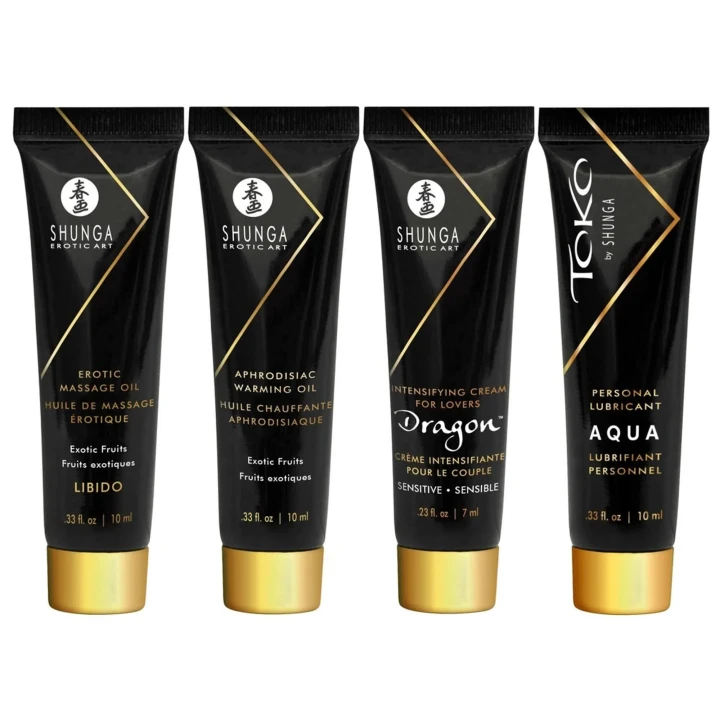Zestaw intymnych kosmetyków Geisha: Egzotyczne Owoce dla par 5-częściowy
