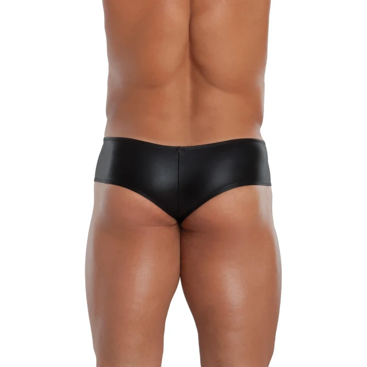 Czarne slipy thong M 4485 z elastanu i poliamidu – elegancja i komfort na co dzień