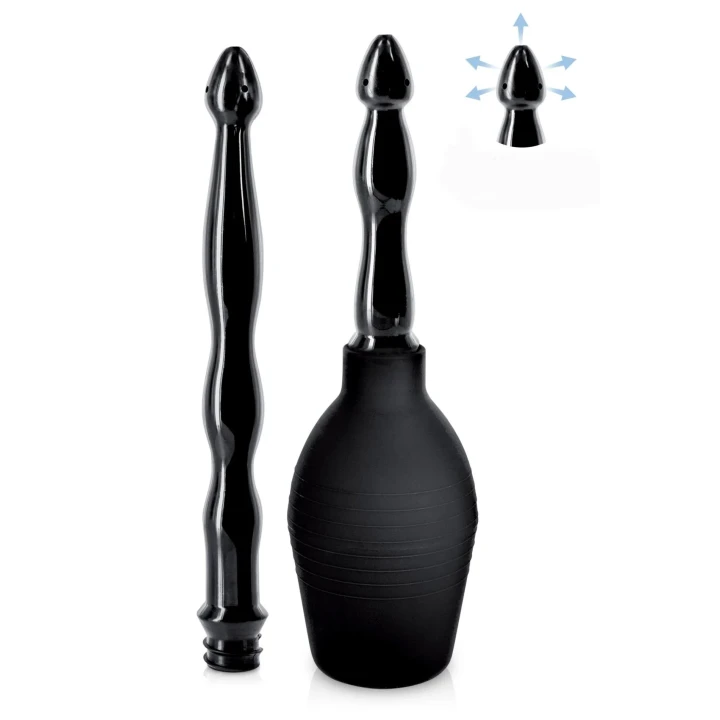 Innowacyjny lewatywa Bulb Showerplay Pear 2Tips z podwójnymi kaniulami 310 ml